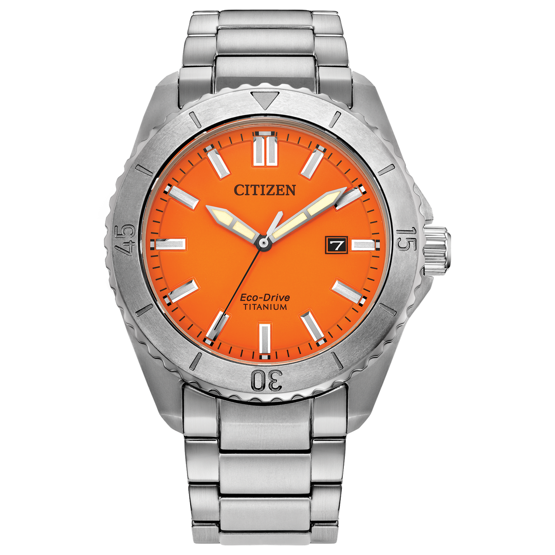 Citizen Eco-Drive Orange Brycen Watch