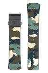 Glock Watch Camouflage Forest Strap with Black Hardware
