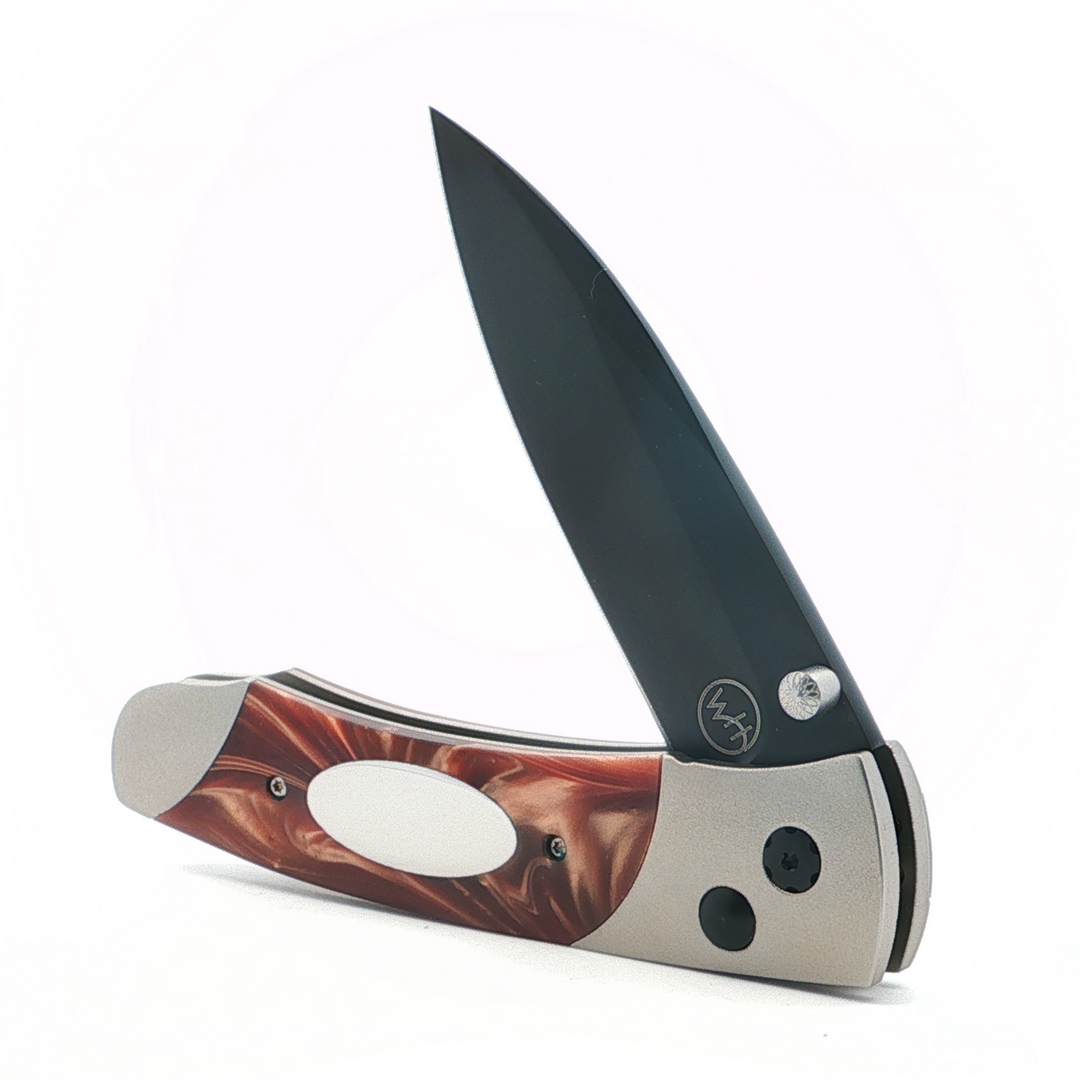 Engravable Steel and Titanium Knife