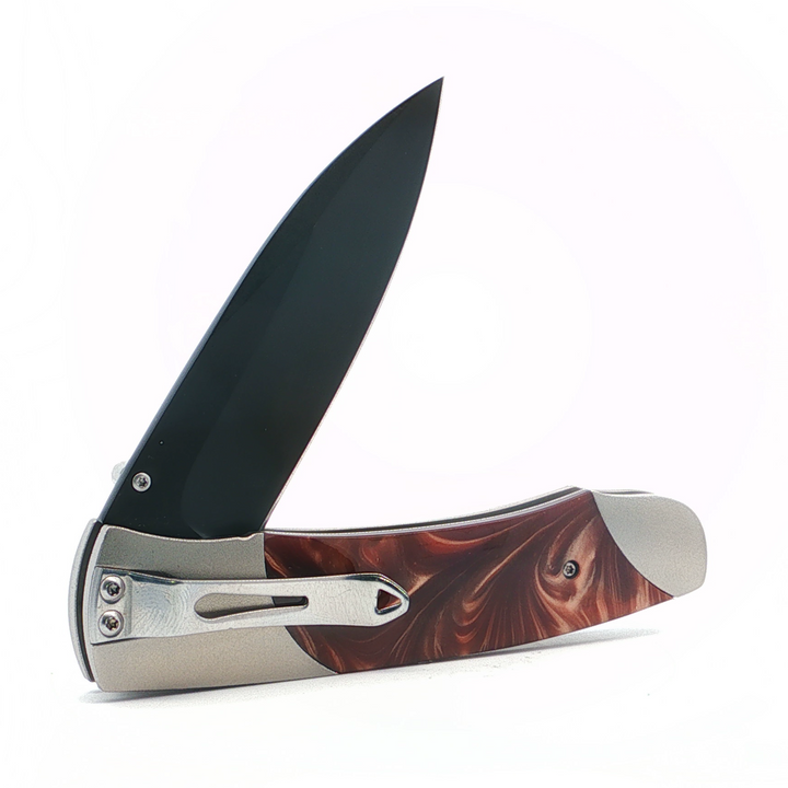Engravable Steel and Titanium Knife