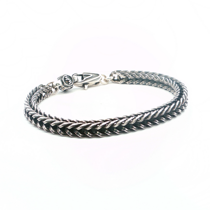 William Henry Sterling Silver Foxtail Chain Bracelet