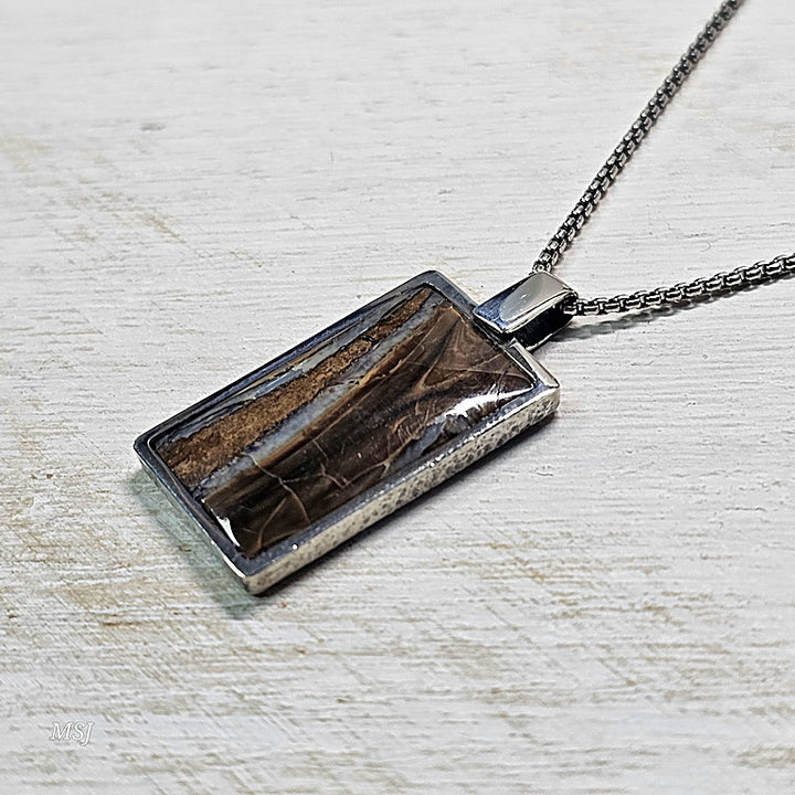 Wooly Mammoth Tooth Dog Tag