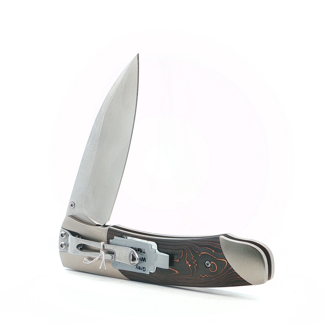 Traditional Steel and Titanium Knife