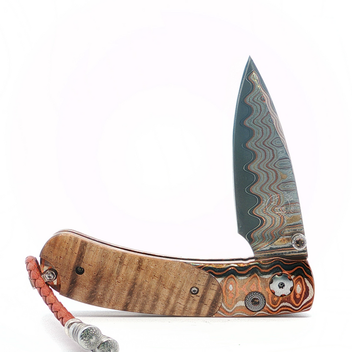 Big Island Koa Wood Copper Wave Knife