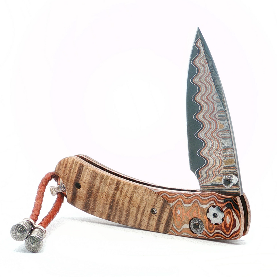 Big Island Koa Wood Copper Wave Knife