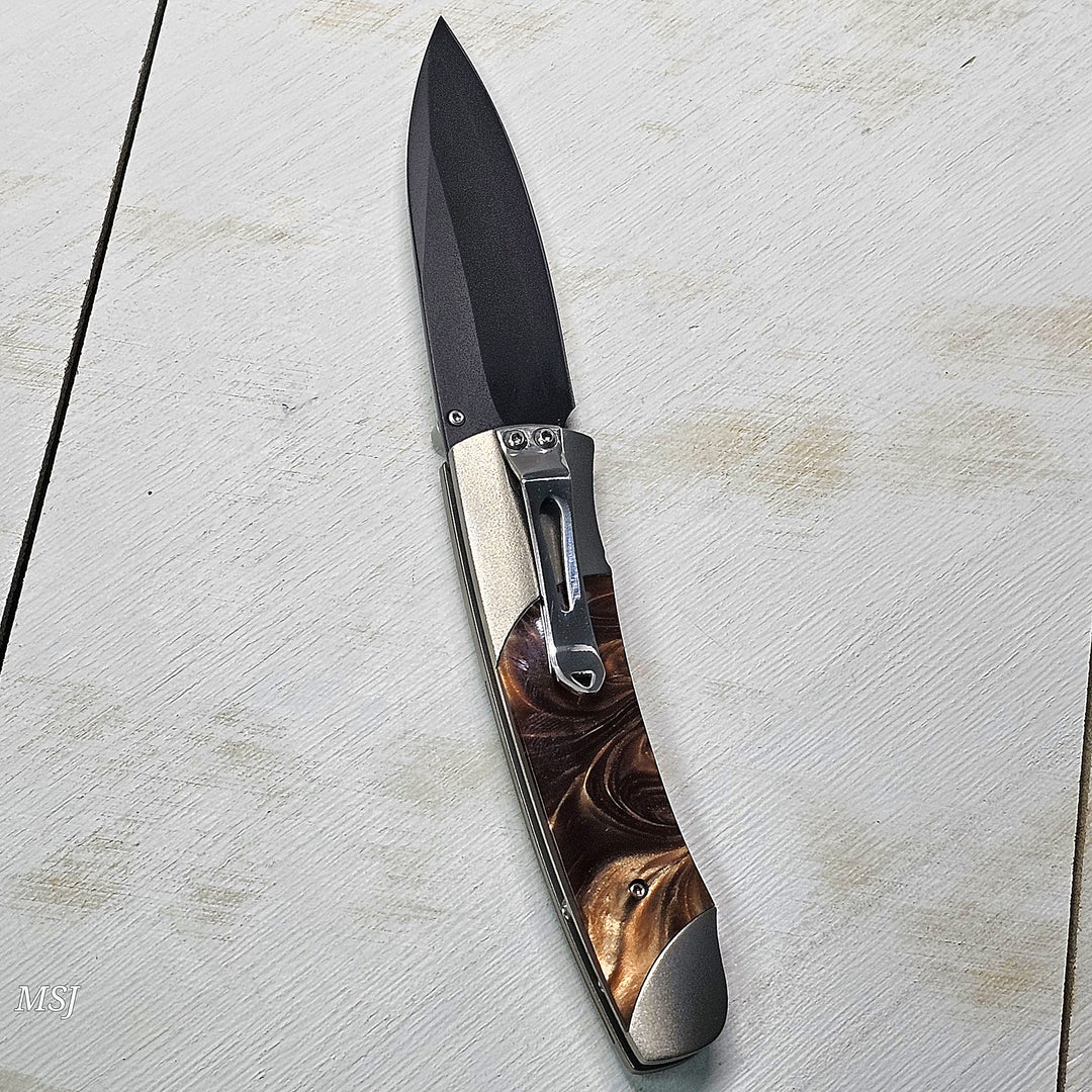 A200-3B Stainless Blade Titanium Frame
