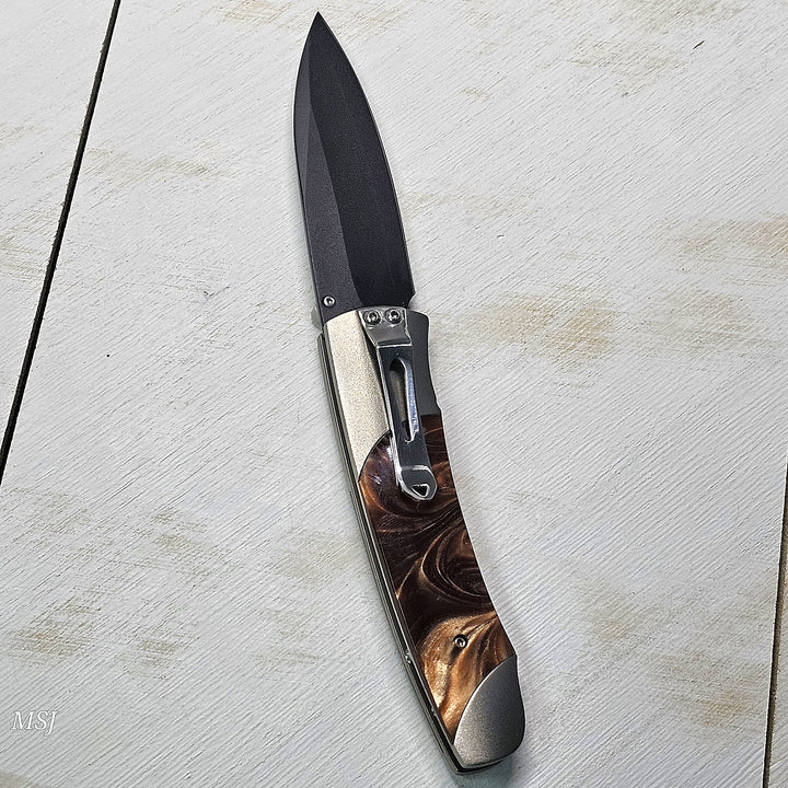A200-3B Stainless Blade Titanium Frame