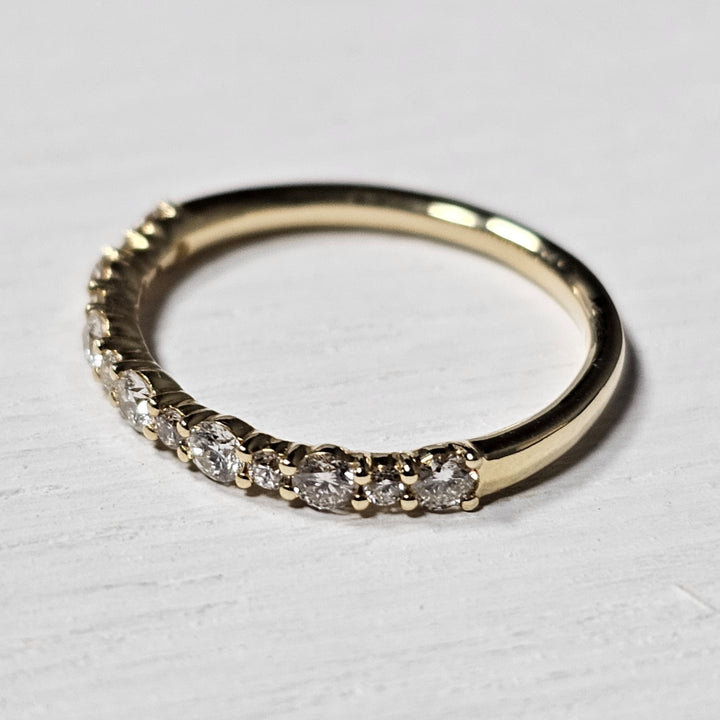 14k Yellow Gold .42ctw Classic Diamond Band