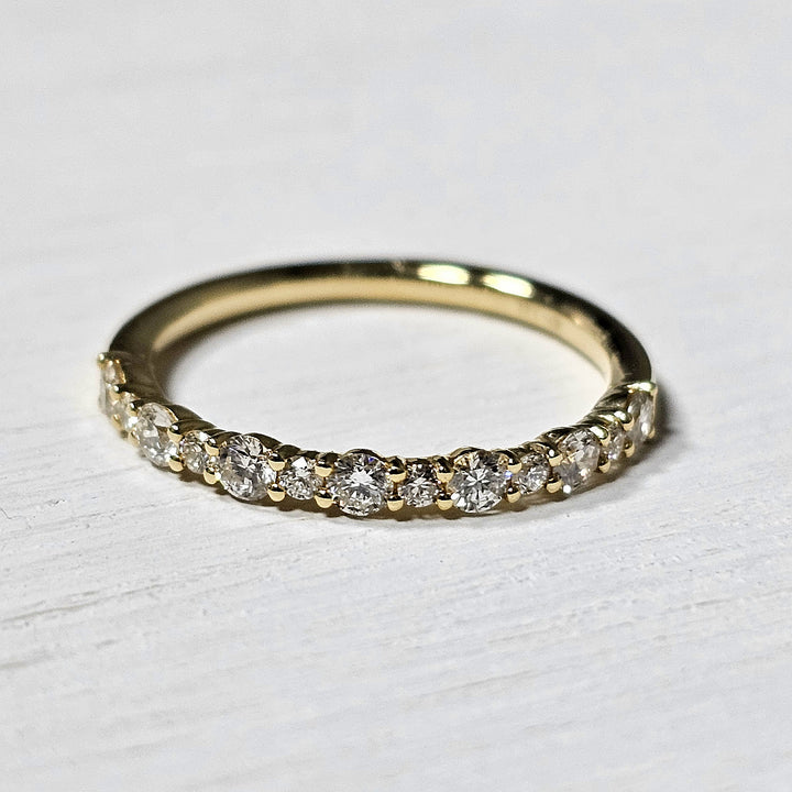 14k Yellow Gold .42ctw Classic Diamond Band