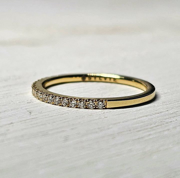 14 Karat Diamond Bridal Anniversary Ring With 19=0.16Tw