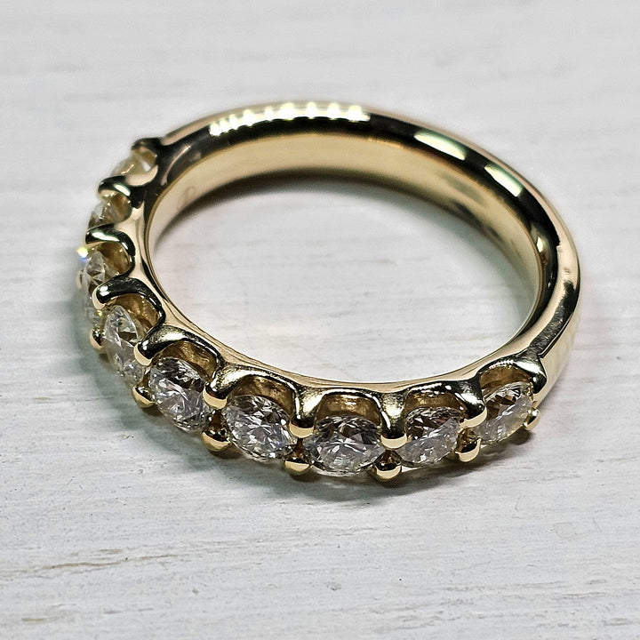 14k Yellow Gold 1.50ctw Diamond Band