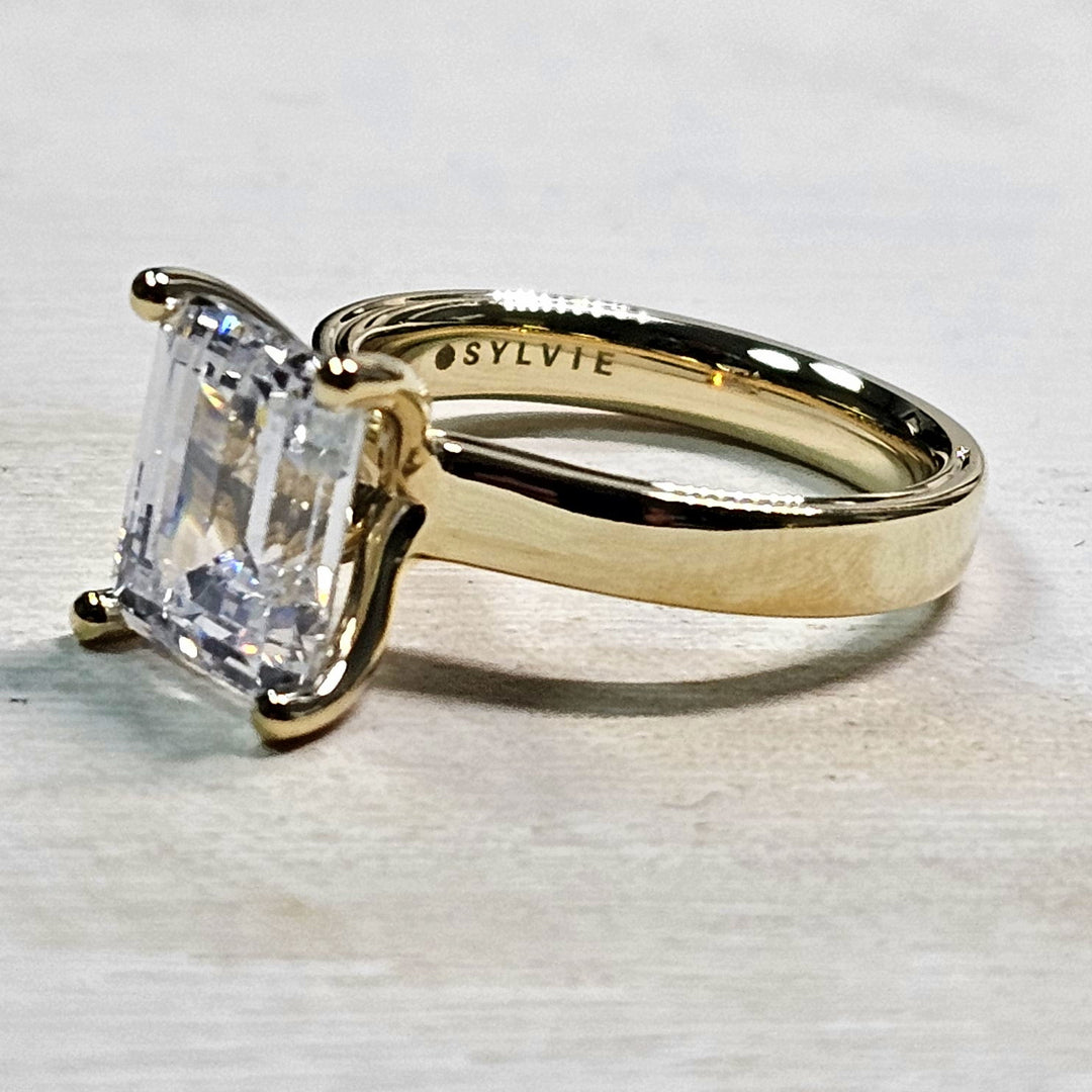 14k Yellow Gold Sylvie Solitaire Mounting