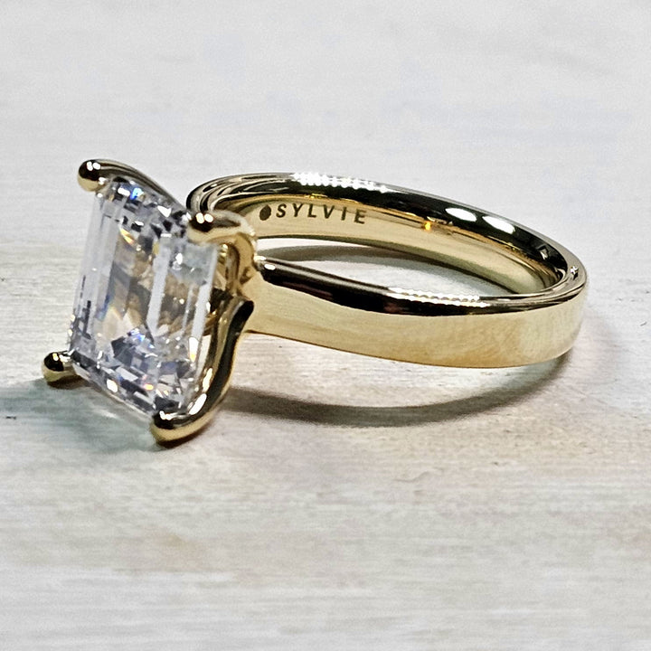 14k Yellow Gold Sylvie Solitaire Mounting