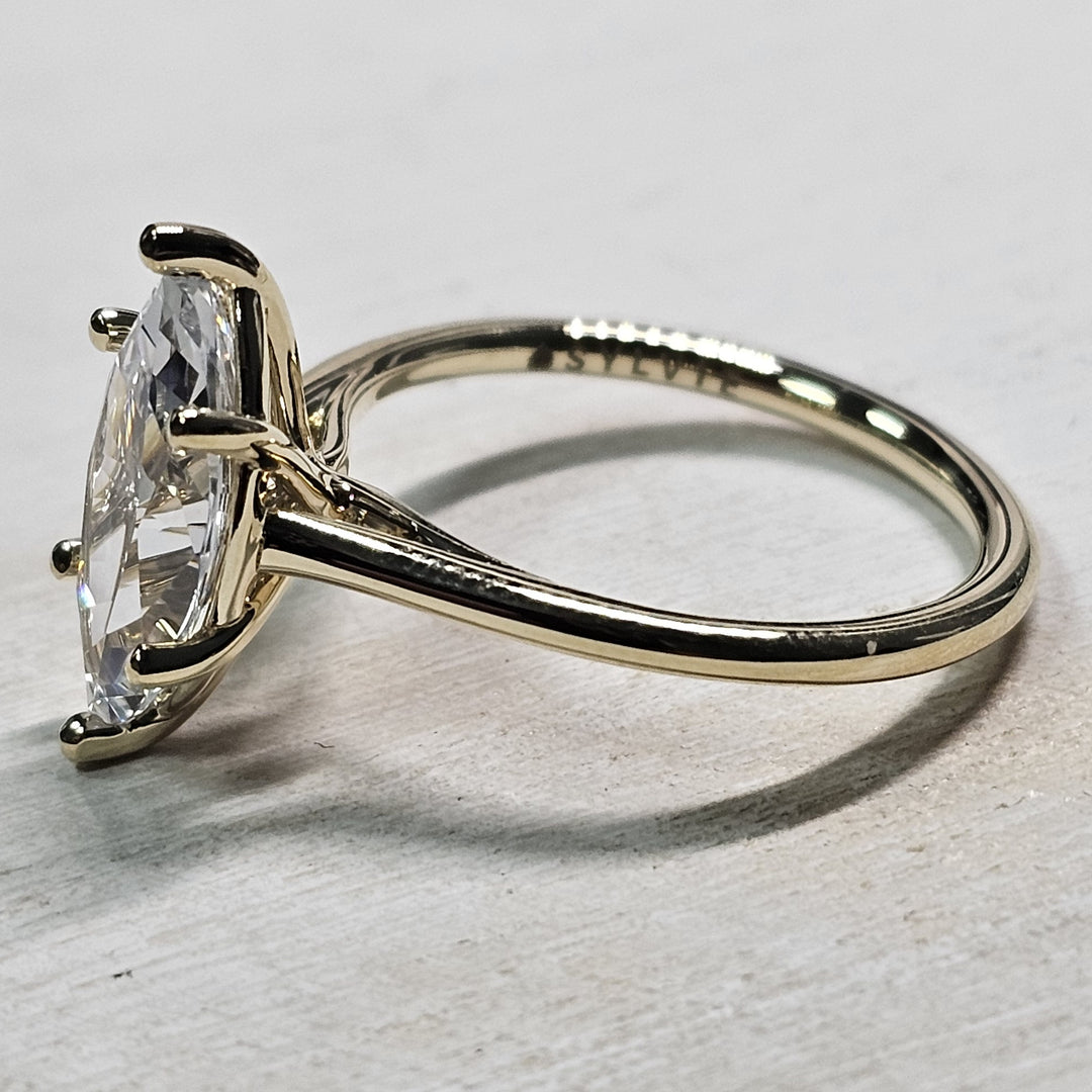 14k Yellow Gold Sylvie Solitaire Mounting