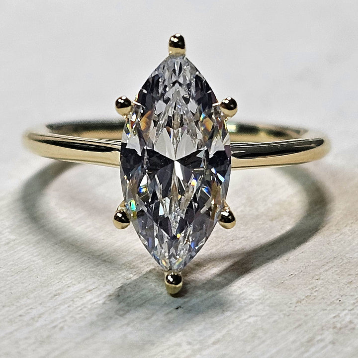 14k Yellow Gold Sylvie Solitaire Mounting