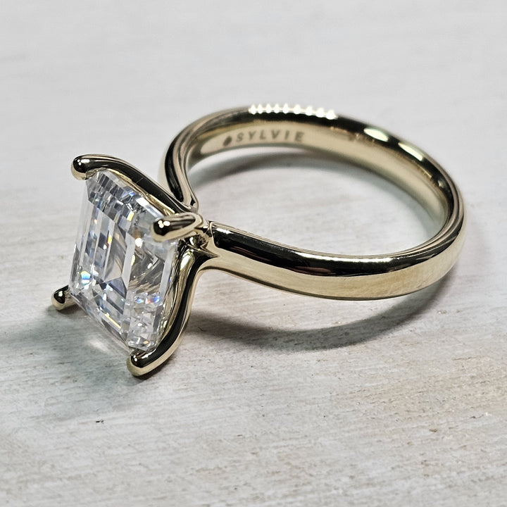 14k Yellow Gold Sylvie Solitaire Mounting