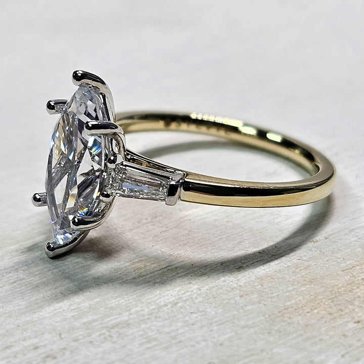 14k Yellow Gold .34ctw Syvlie Mounting