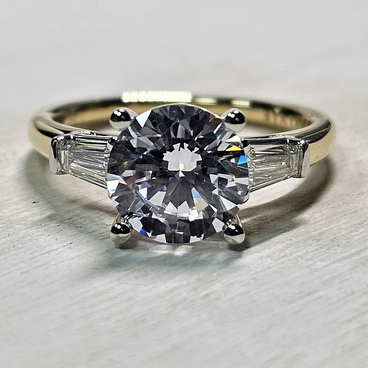 14k Two Tone .57ctw Sylvie Engagement Mounting