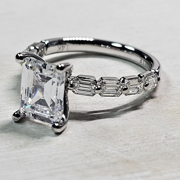 14k White Gold ,90ctw Sylve Engagement Mounting