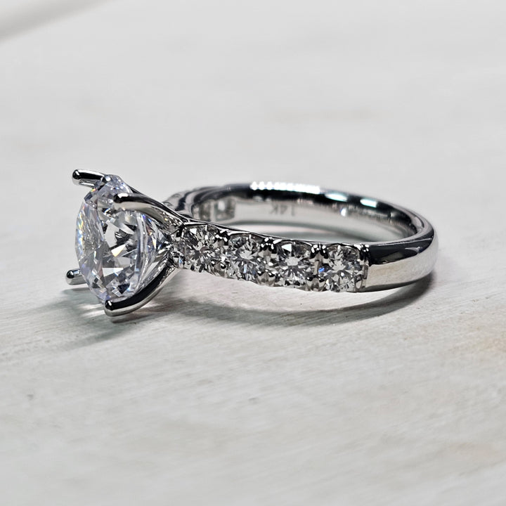 14k White Gold 1.00ctw Sylvie Engagment Mounting
