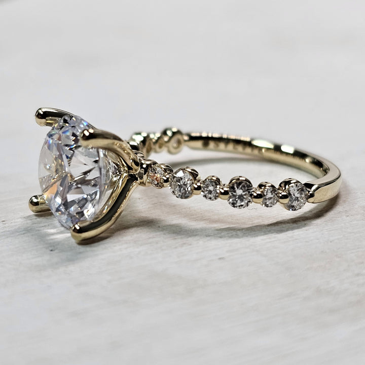 14k Yellow Gold .44ctw Sylvie Mounting