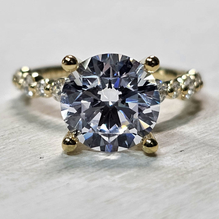 14k Yellow Gold .44ctw Sylvie Mounting
