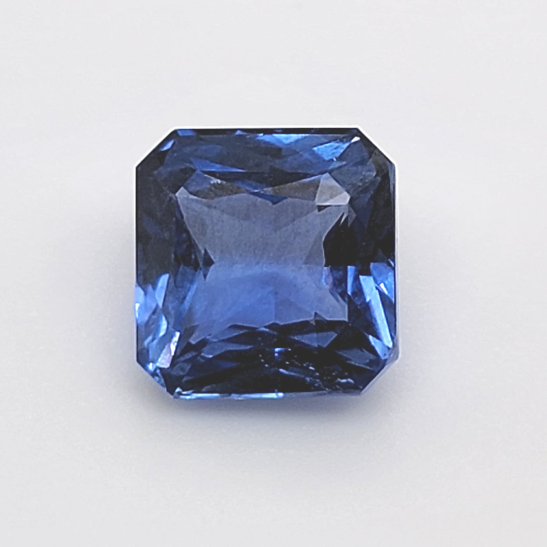 Platinum 3.59ctw Ceylon Sapphire and Diamond Ring