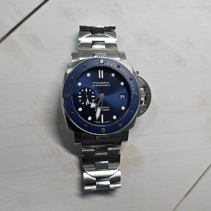 Pre- Owned Panerai 42mm Blue PAM02068