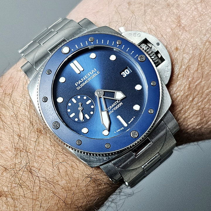 Pre- Owned Panerai 42mm Blue PAM02068