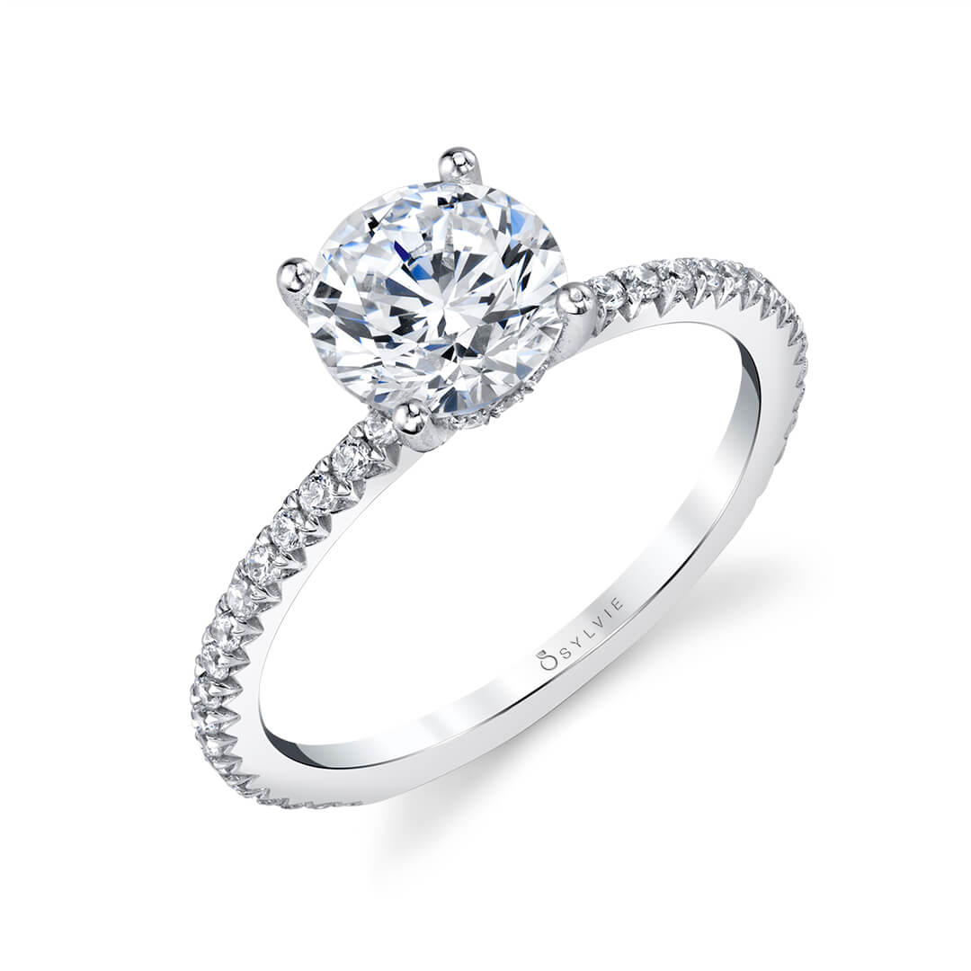 Single Diamond Solitaire Ring at 49jewels.com