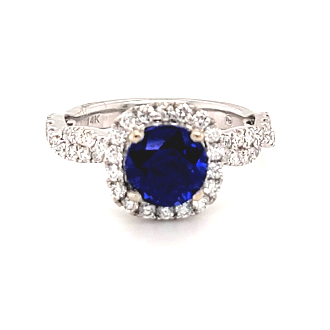 Buy Ceylonmine Blue Sapphire Ring Natural Neelam Stone Ring Silver Plated  Ring Online at Best Prices in India - JioMart.