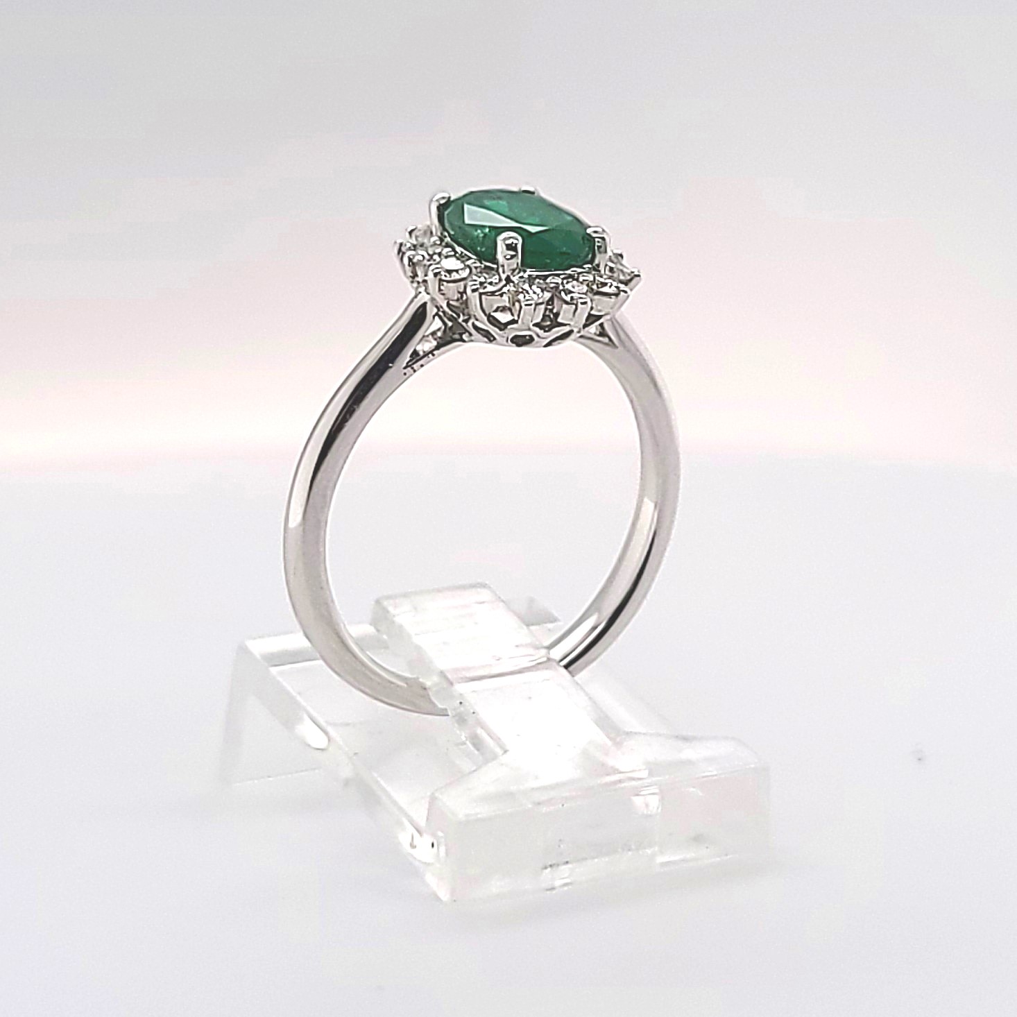 Buy Priyaasi Gold-Toned Kundan Studded Floral Design Green Colour  Adjustable Ring Online