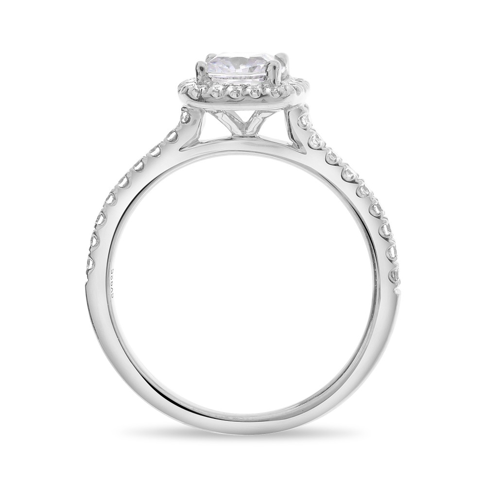 Cushion Halo Engagement Ring - McKenzie & Smiley Jewelers | Clarksville TN