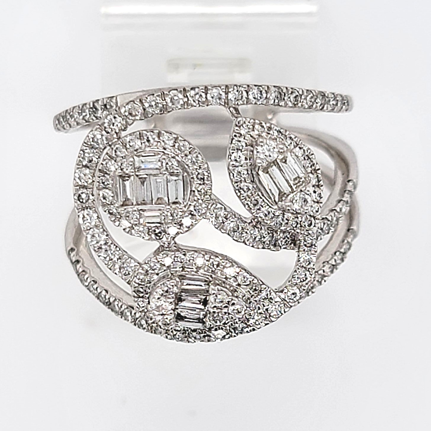 Swirling Baguette Diamond Ring - McKenzie & Smiley Jewelers ...